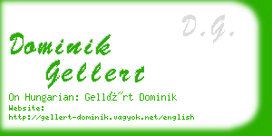 dominik gellert business card